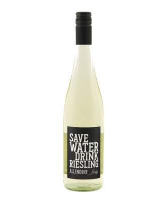 SAVE WATER DRINK RIESLING, halbtrocken