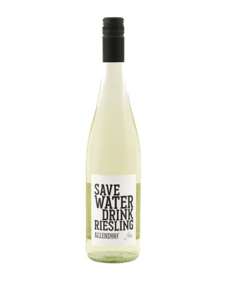 SAVE WATER DRINK RIESLING, alkoholfrei